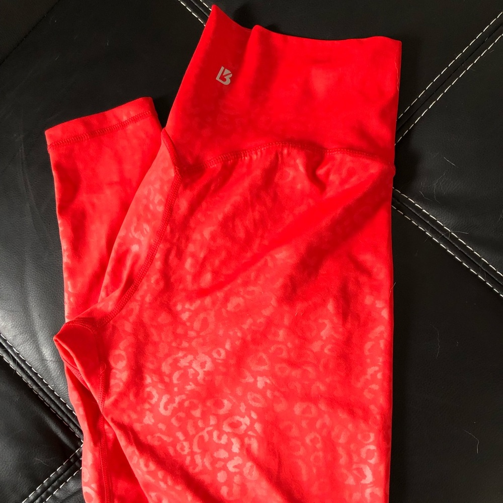 Buffbunny rebel legging, red leopard print, worn once- excellent condition